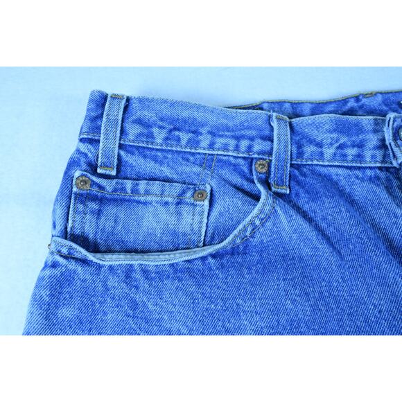 VTG 1999 Men's Levi's Denim Jeans 38x32 Straight Leg Regular Fit 100% Cotton Y2K - Picture 10 of 14